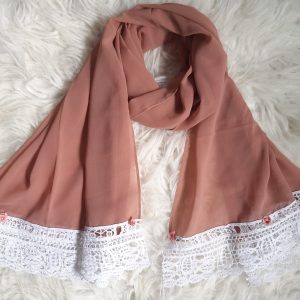 OLDROSE LUXURY LACE HIJAB