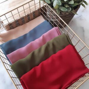 hijab basket💞 (Set of 5 chiffon hijabs)
