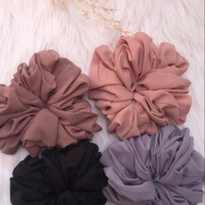 Pastel shade of XXL Scruchies (SET of 4 )