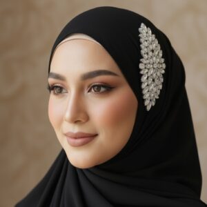 Luxury Bridal hijab