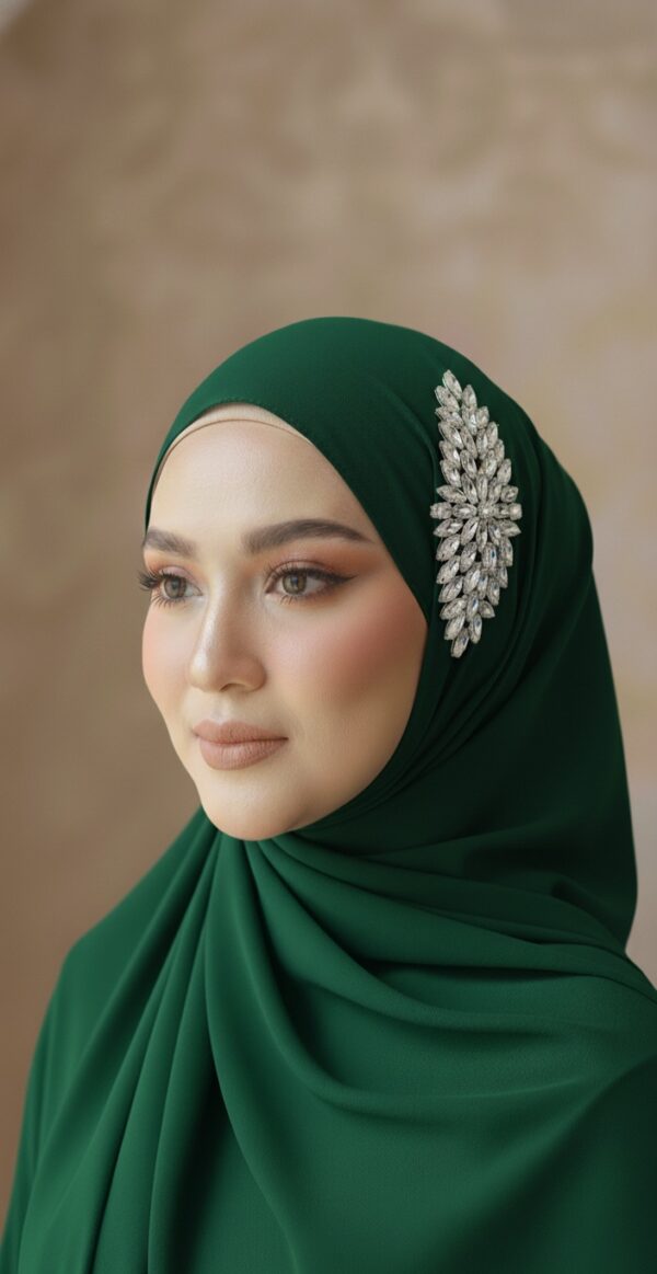 Luxury Bridal hijab
