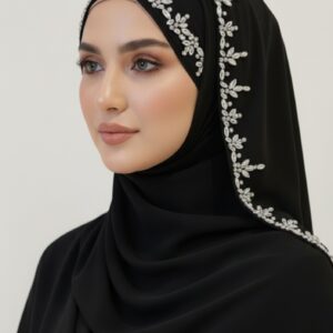 Luxury Bridal hijab