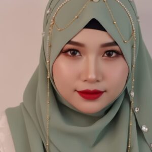 Luxury Bridal hijab