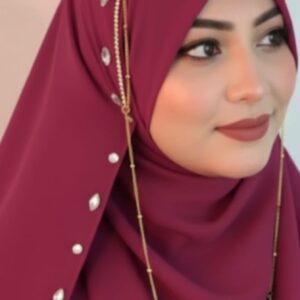 Luxury Bridal hijab