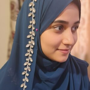 Luxury Bridal hijab