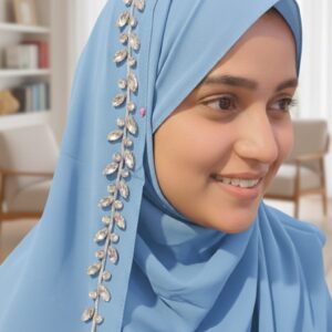 Luxury Bridal hijab