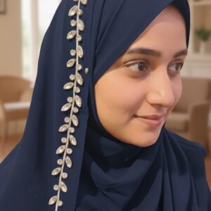 Luxury Bridal hijab