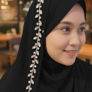 Luxury Bridal hijab