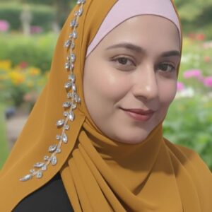 Luxury Bridal hijab