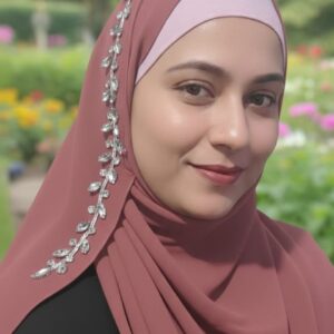 Luxury Bridal hijab