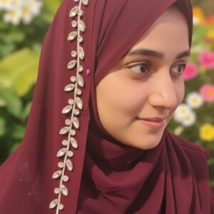 Luxury Bridal hijab