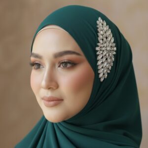 Luxury Bridal hijab