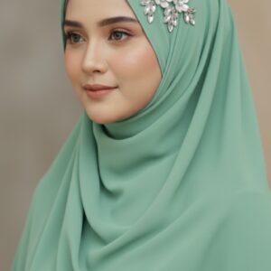 Luxury Bridal hijab