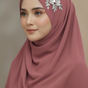 Luxury Bridal hijab