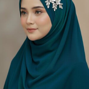 Luxury Bridal hijab