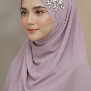 Luxury Bridal hijab