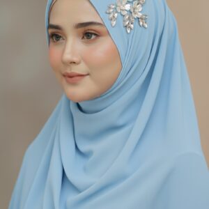 Luxury Bridal hijab