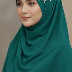 Luxury Bridal hijab